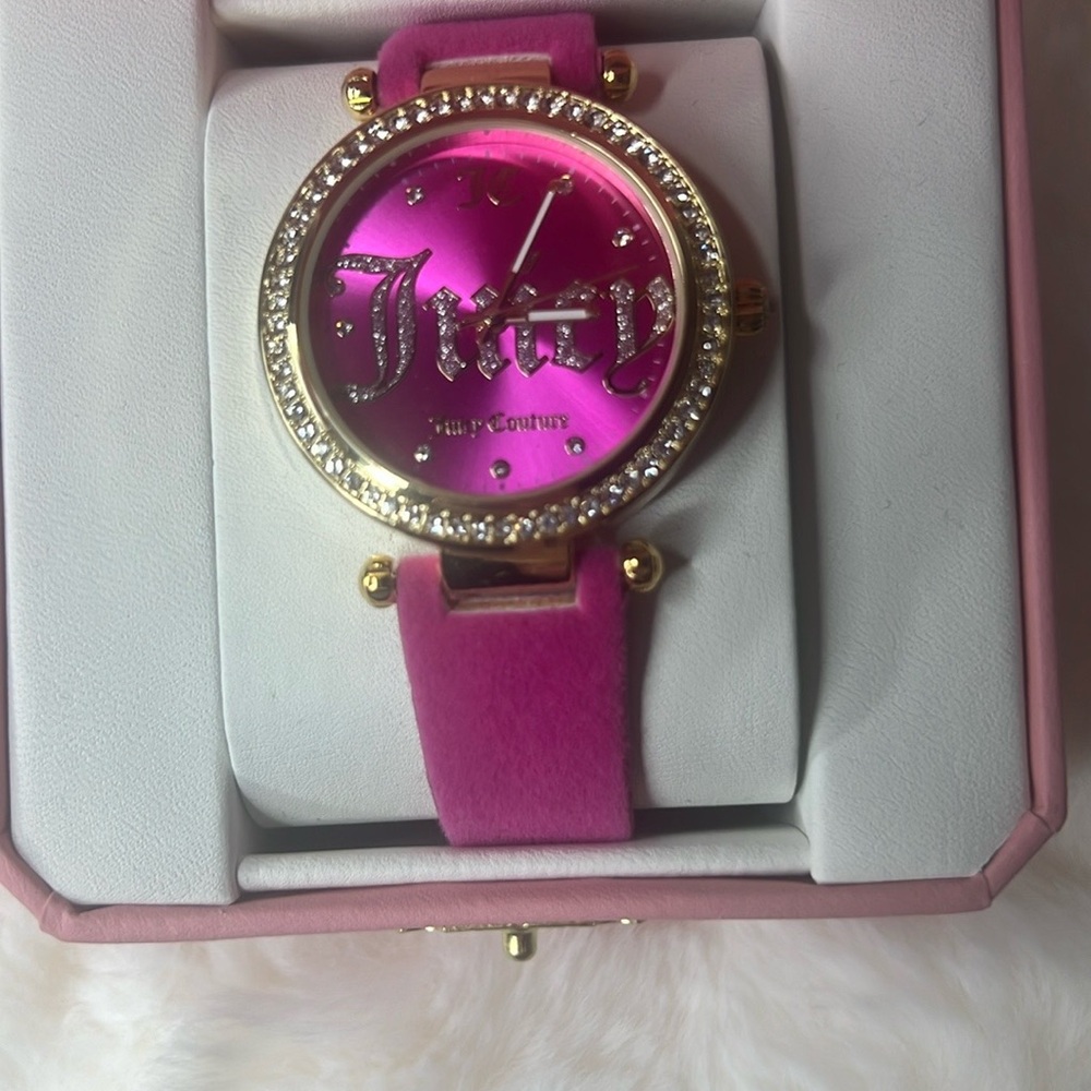 Juicy Couture Pink and Gold Women's Watch